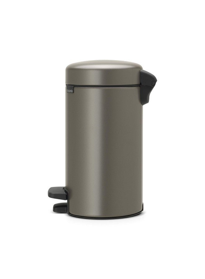 brabantia Platinum , 3 L : Brabantia Pedal Bin newIcon with Plastic Inner Bucket, 3 Litre - Platinum - Image 2